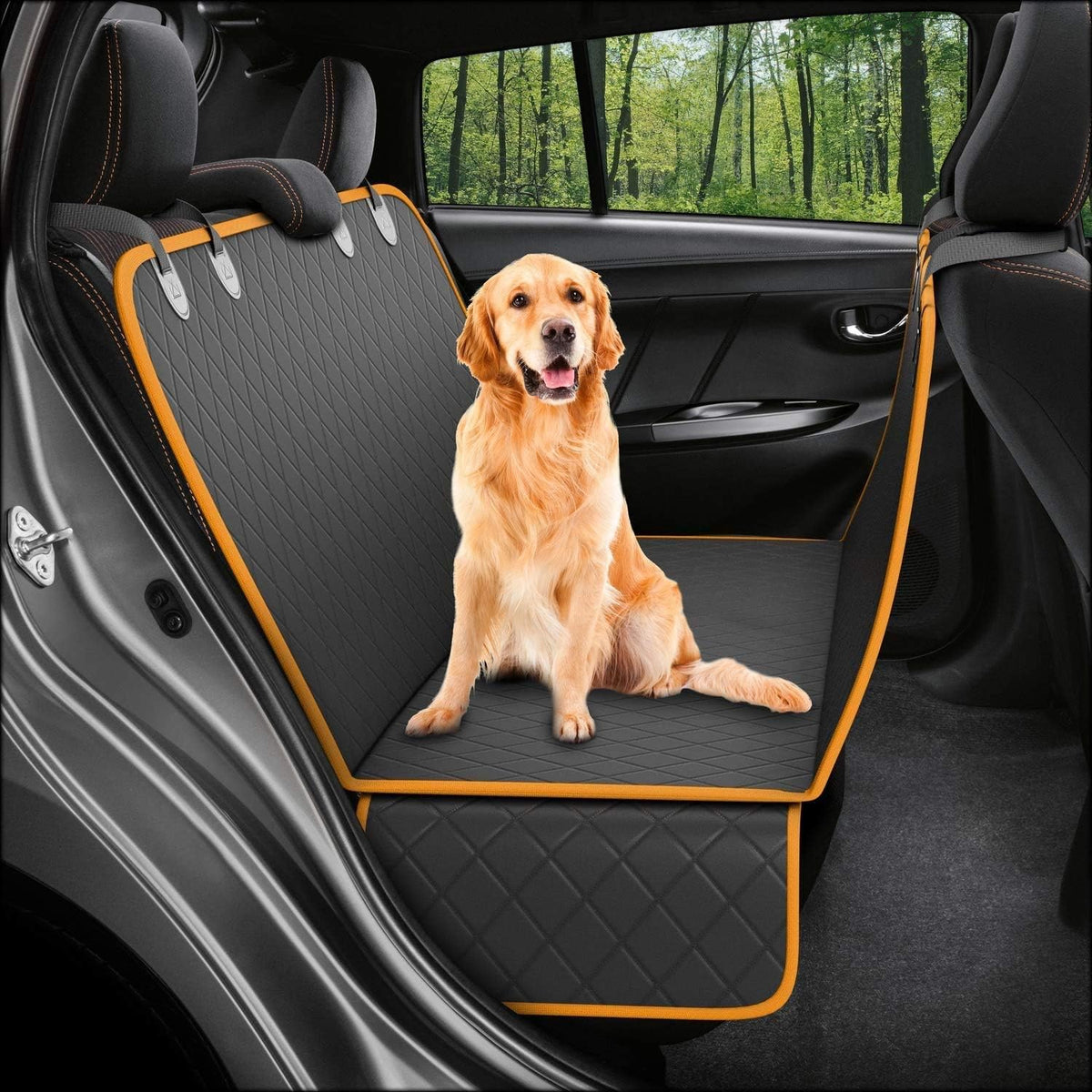 Ruff Liners Waterproof Dog Seat Cover for Trucks and SUVs - Machine Washable with Door Protector