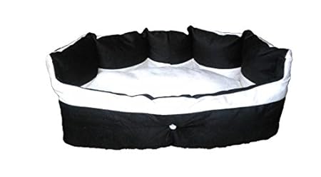 Reversible Dual Ultra Soft Ethnic Designer Velvet Bed for Dog & Cat(Export Quality)-Small