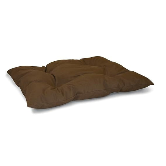 Square Shape Reversible Dual(Brown) Color Ultra Soft Ethnic Designer Velvet Bed for Dog & Cat(Export Quality)