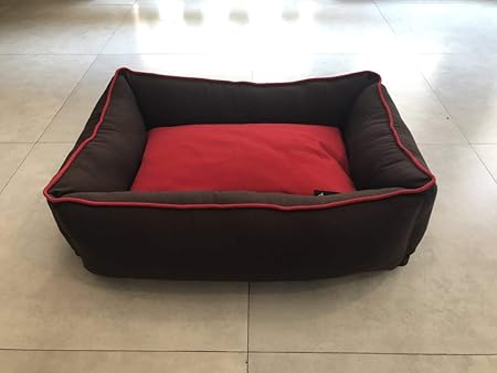 Reversible Dual Color Ultra Soft Ethnic Designer Velvet Bed for Dog & Cat(Export Quality)
