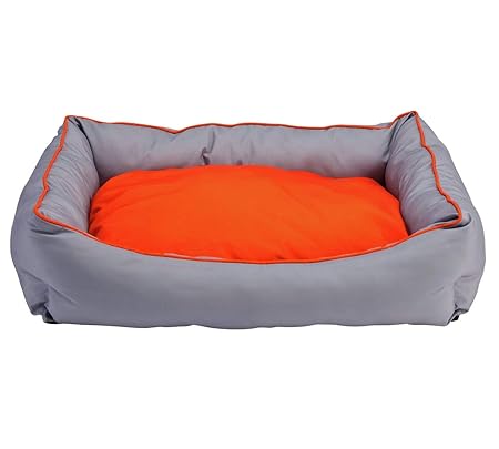 Reversible Dual Color Ultra Soft Ethnic Designer Velvet Bed for Dog & Cat(Export Quality)