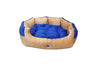 Reversible Dual Ultra Soft Ethnic Designer Velvet Bed for Dog & Cat(Export Quality)-Small