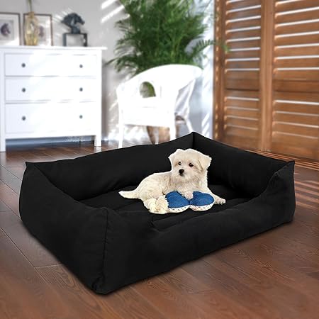 Square Shape Reversible Ultra Soft Ethnic Designer Velvet Bed for Dog & Cat(Export Quality)-Small